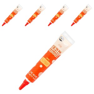 디유 초코 데코펜 레드, 20g, 5개