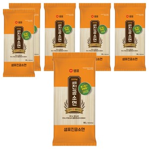 샘표국시 오리지날 진공소면, 900g, 6개