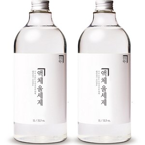 살림백서 액체 울세제 본품, 1L, 1개입, 2개