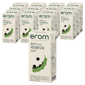이롬 황성주 박사의 국산콩 두유 검은콩, 190ml, 16개 골드박스 특가