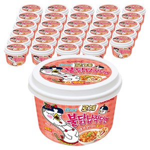 불닭 납작당면 로제 169.4g, 36개