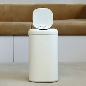 씨에스리빙 LVAI 슈잼 센서 휴지통 15L, 1개, 버터밀크