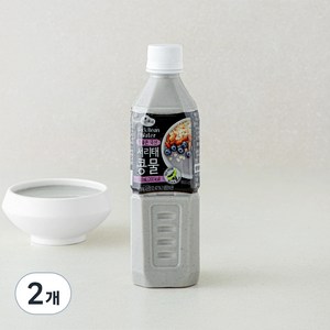 맑은물에 참좋은 국산 서리태콩물, 500ml, 2개
