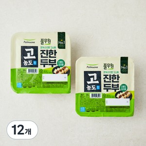 풀무원 고농도 진한 다용도 두부, 300g, 12개