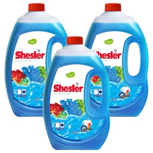 쉬슬러 액체세제 에이프릴 본품, 2.5L, 3개