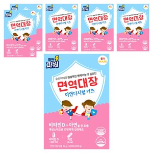 면역대장 아연디시럽 키즈 30p, 300g, 6개