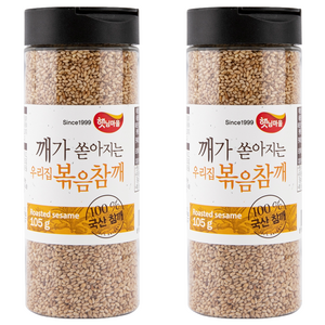 햇님마을 국산 100% 깨가 쏟아지는 우리집 볶음참깨, 105g, 2개