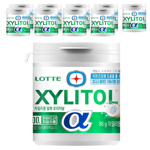 롯데자일리톨 알파 오리지날, 86g, 10개