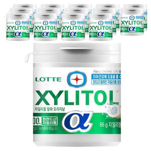 롯데자일리톨 알파 오리지날, 86g, 15개