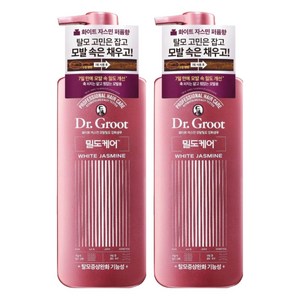 닥터그루트 밀도케어 탈모기능성 샴푸 화이트 자스민향, 400ml, 2개