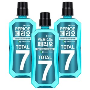 페리오 토탈7 가글 구강청결제 스트롱, 760ml, 3개