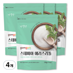 곰곰 스테비아 에리스리톨, 1kg, 4개