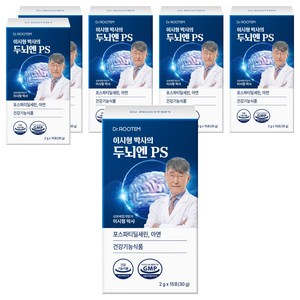 닥터루템 정품 이시형박사 두뇌엔 PS 포스파티딜세린 분말 스틱, 15회분, 30g, 6개 골드박스 특가