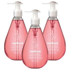 메소드 고보습 핸드워시 핑크그레이프, 354ml, 3개