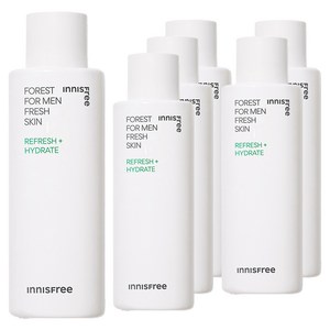 이니스프리 포레스트 포맨 프레시 스킨, 6개, 180ml
