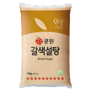 큐원 갈색설탕, 5kg, 1개