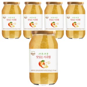 복음자리 사각사각 사과잼, 810g, 5개