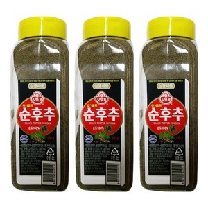 오뚜기 오쉐프 순후추, 450g, 3개