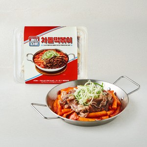 청년다방 차돌떡볶이 밀키트 2인분 (밀떡), 700g, 1개