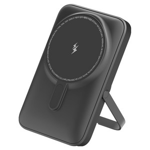 스카이 필 솔리드 반고체 맥세이프 10000mAh PD 20W 보조배터리, 블랙, SKY-SW10