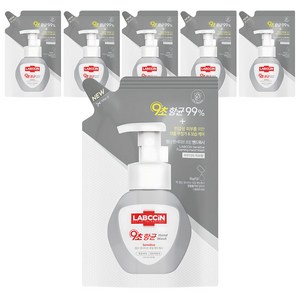 랩신 센서티브 포밍 핸드워시 리필 파우더리 허브향, 200ml, 6개