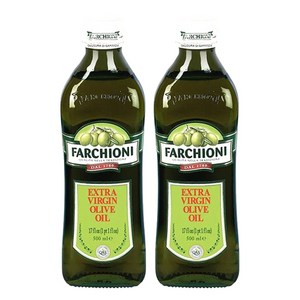 파르키오니 엑스트라 버진 올리브 오일, 500ml, 2개