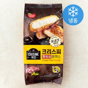 동원 퀴진 크리스피 돈까스 통등심 (냉동), 480g, 1개