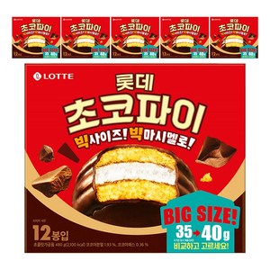 롯데 초코파이 12p, 480g, 6개