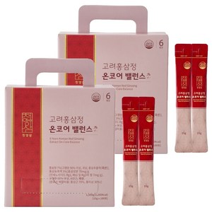 천양삼 6년근 고려홍삼정 온코어 밸런스 홍삼스틱, 15g, 200개