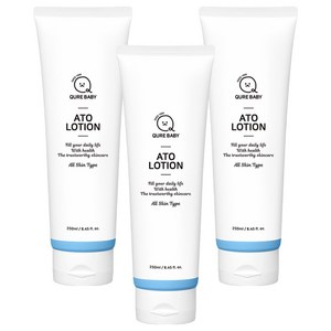큐어베이비 아토 유아로션, 3개, 250ml