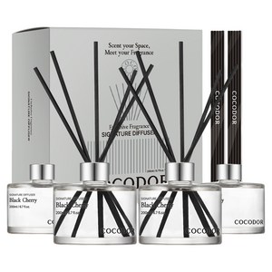 코코도르 시그니처 디퓨저, 블랙체리, 200ml, 4개
