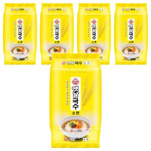 오뚜기옛날 국수 소면, 2.5kg, 5개
