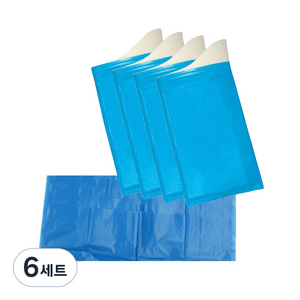 매직박스 애니 휴대용 소변기 4p + 봉투 4p 세트, 혼합색상, 6세트