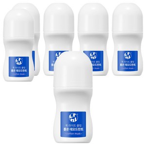 라이프홀릭 퀵 라이트 쿨링 롤온 데오드란트, 50ml, 6개