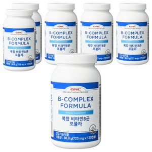 GNC 복합비타민 B군 포뮬라, 120정, 6개