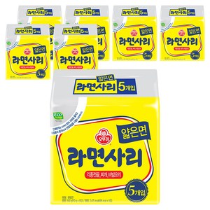 오뚜기 라면사리 얇은면 110g, 35개