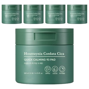 토니모리 어성초 시카 퀵 카밍 토너 패드 200ml, 70개입, 5개