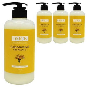 DMCK 카렌듈라 겔 위드 알로에 베라 올인원, 500ml, 4개