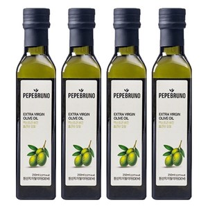 페페브루노 엑스트라버진 올리브오일, 250ml, 4개