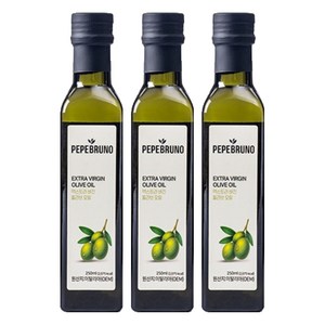 페페브루노 엑스트라버진 올리브오일, 250ml, 3개