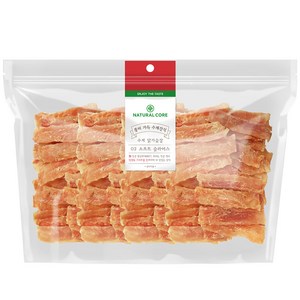 네츄럴코어 강아지 천연 소프트 슬라이스 육포간식, 닭고기, 600g, 1개
