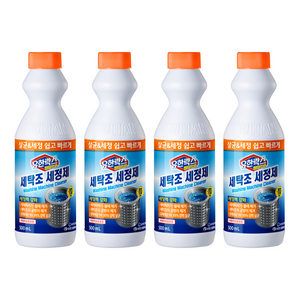유한락스 멀티액션 세탁조 세정제, 500ml, 4개