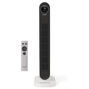 한경희생활과학 초저소음 그래핀 PTC 타워형 온풍기 전기히터, HAAN-P7000a, 화이트 + 블랙