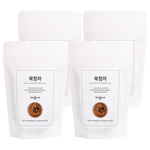 청년농원 저온가공 쑥청차 삼각티백, 1g, 50개입, 4개