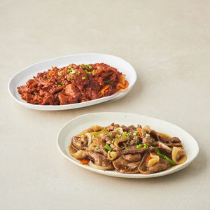 꿀맛나는세상 한돈 간장 불고기 700g + 고추장 제육볶음 700g 세트, 1세트