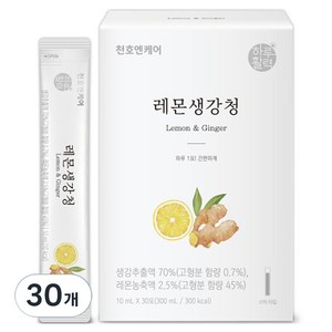 하루활력 레몬생강청, 300ml, 30개