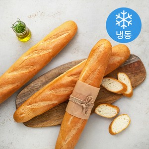 gomgom 곰곰 후렌치 바게트 빵 (냉동), 300g, 3개입 골드박스 특가