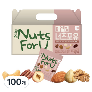 머거본 데일리 너츠포유 견과 세트, 20g, 100개