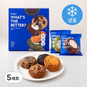 널담 통밀 고단백 아메리칸쿠키 6종 세트 (냉동), 100g, 6개입, 5세트