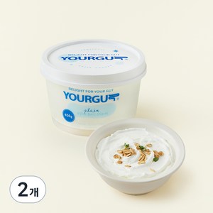 유얼거트 플레인 그릭요거트, 450g, 2개